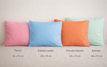Welk materiaal kussensloop heb jij nodig?