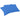 Blauw kussensloop