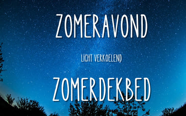 Zomeravond verkoelend zomerdekbed