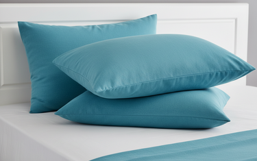 Turquoise kussenslopen