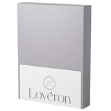 Lovéron - Katoen - Hoeslaken - Lits-jumeaux - 180x200 cm - Grijs