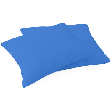 Blauw kussensloop