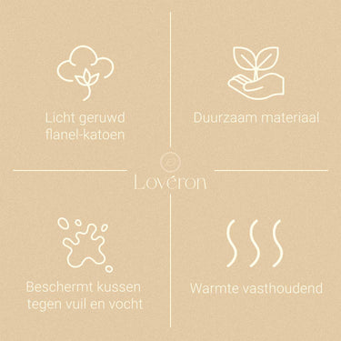 Voordelen flanel katoen kussenslopen