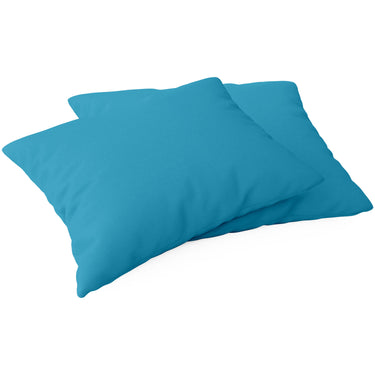 Lovéron kussensloop - Katoen - 2 stuks - 60x70 cm - Turquoise