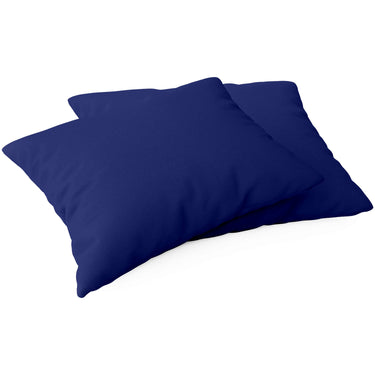 Lovéron kussensloop - Percale Katoen - 2 stuks - 50x70 cm - Navy blauw